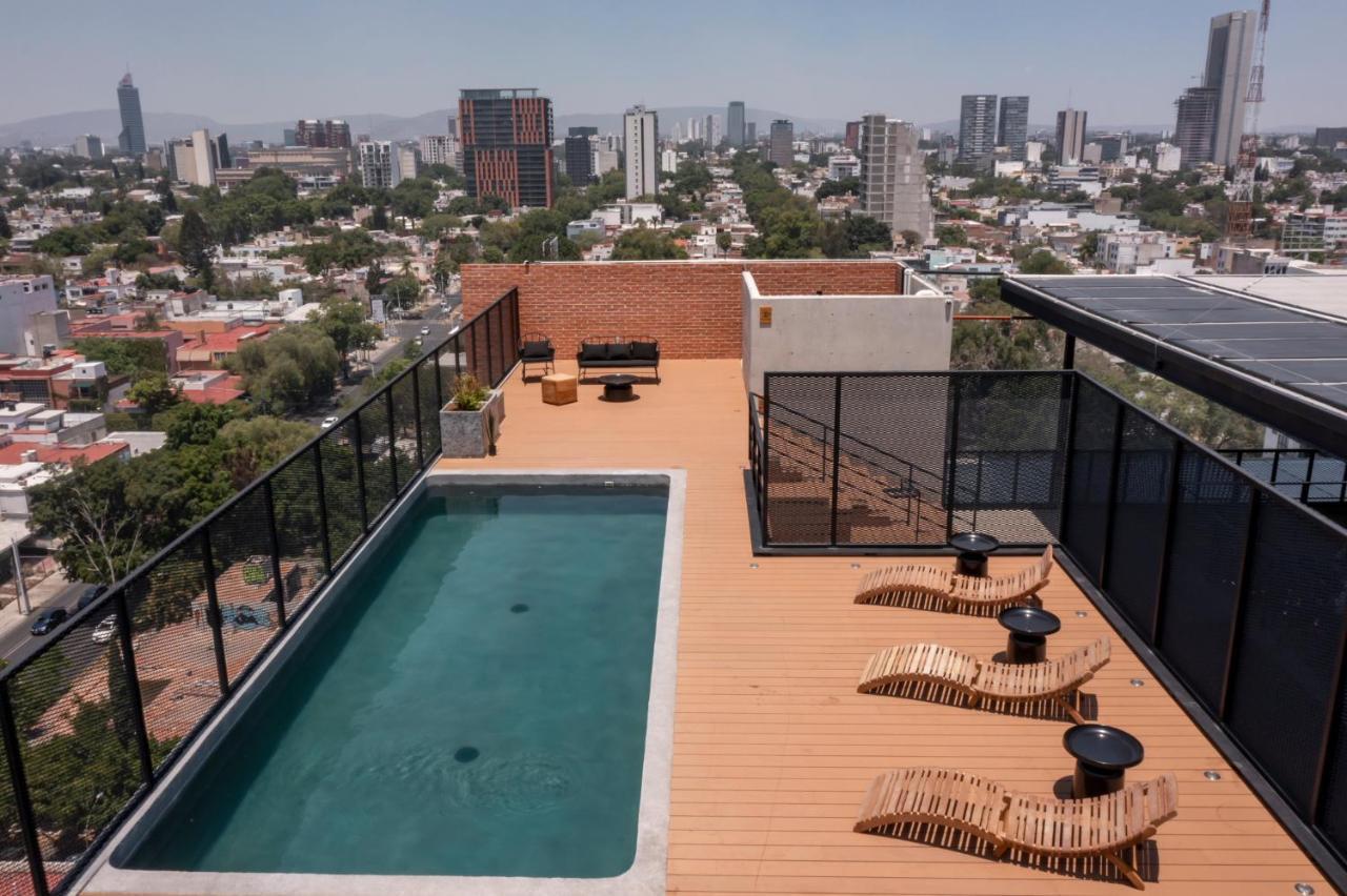 Tribeca Flat Witgdl Aparthotel Guadalajara Luaran gambar
